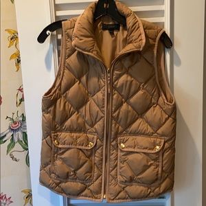 Camel J.Crew Excursion Puffer Vest